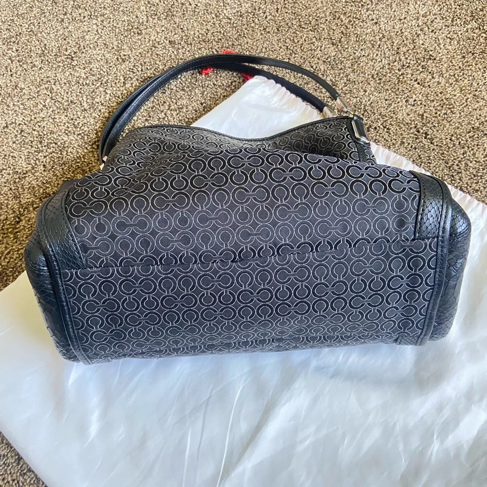 Coach Black Logo Shoulder Bag